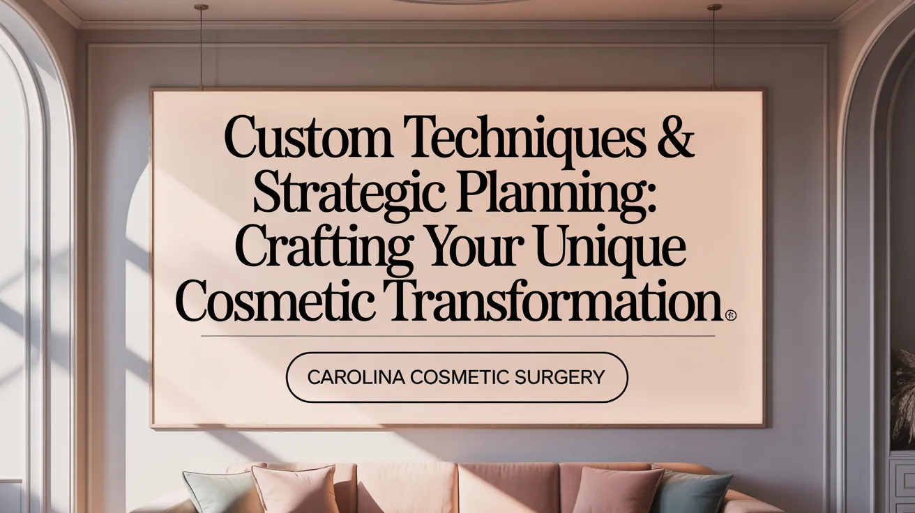 Custom Techniques & Strategic Planning: Crafting Your Unique Cosmetic Transformation