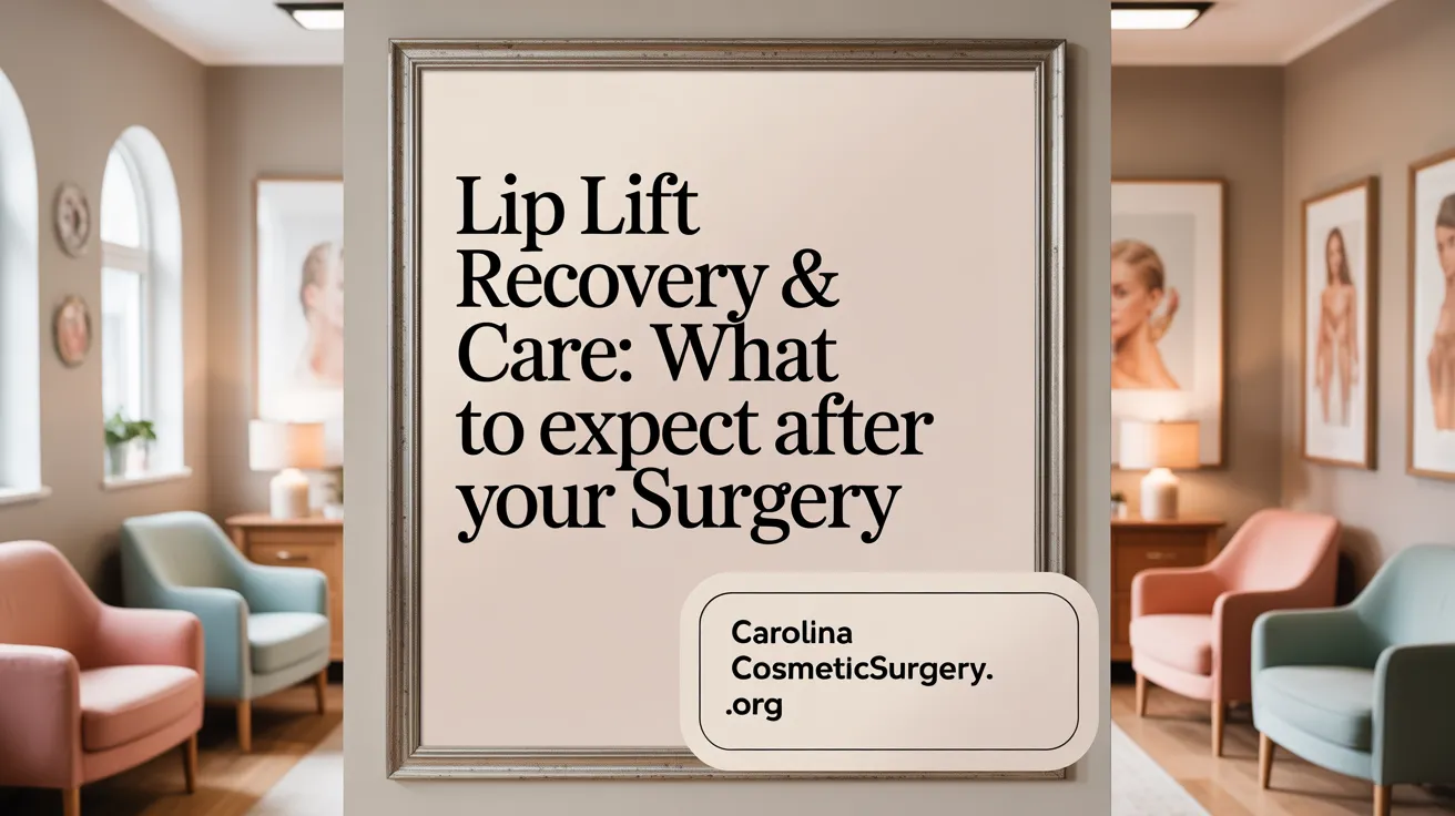 Lip Lift Recovery & Care: What to Expect After Your Surgery