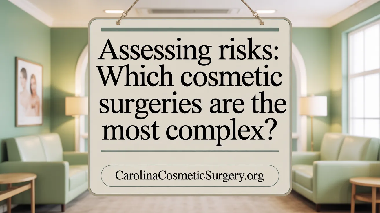 Assessing Risks: Which Cosmetic Surgeries Are the Most Complex?