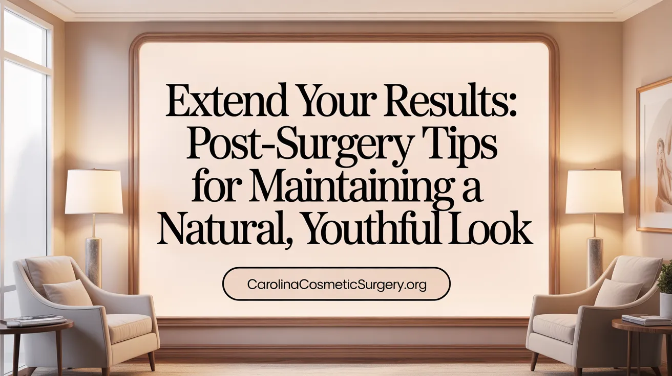 Extend Your Results: Post-Surgery Tips for Lasting Youthfulness