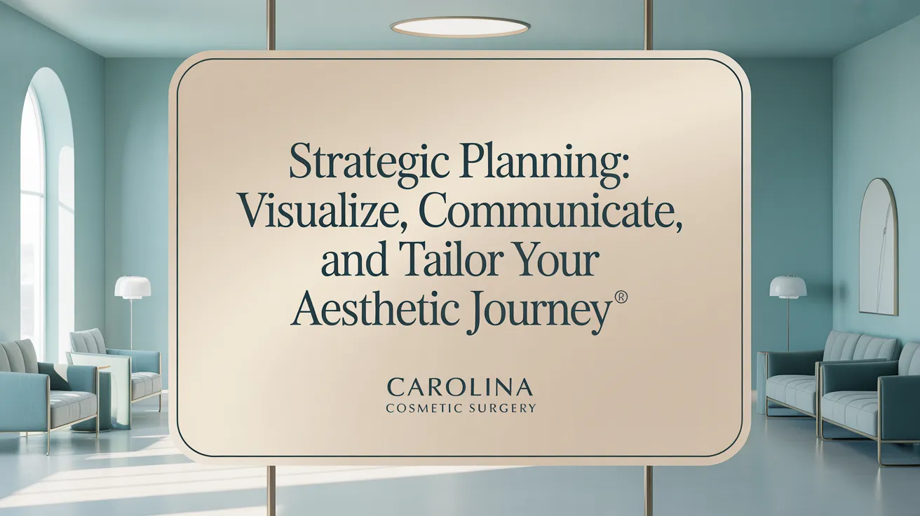 Strategic planning: Visualize, communicate, and tailor your aesthetic journey