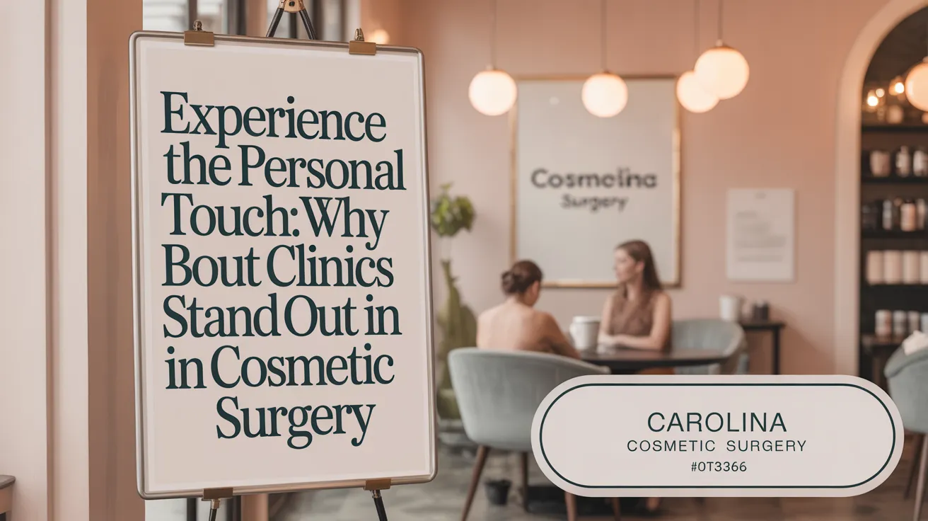 Experience the Personal Touch: Why Boutique Clinics Stand Out in Cosmetic Surgery