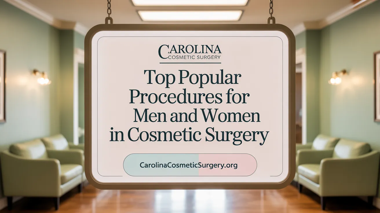 Top Procedures for Men and Women in Cosmetic Surgery