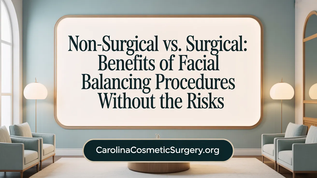 Non-Surgical vs. Surgical: Benefits of Facial Balancing Without the Risks