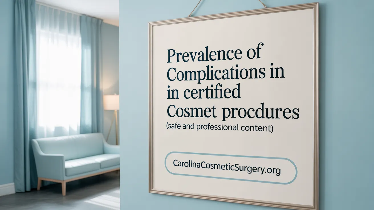 Prevalence of Complications in Certified Cosmetic Procedures