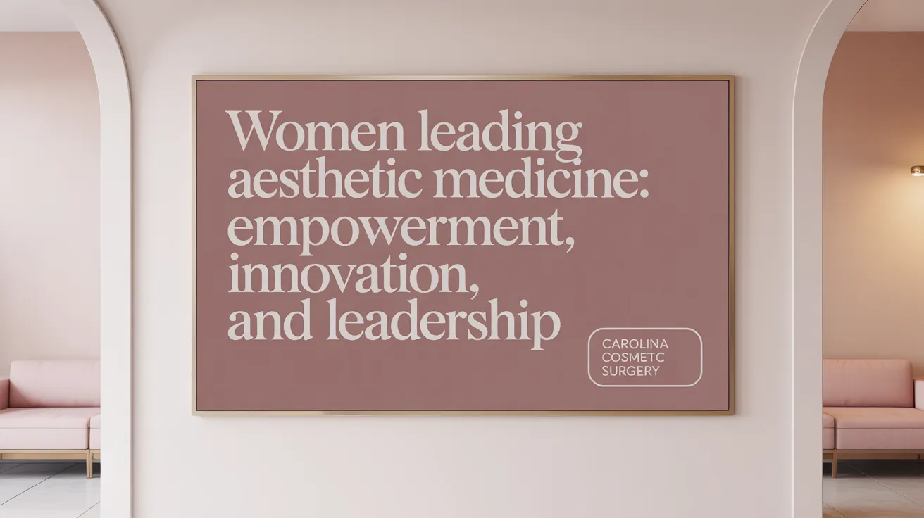 Women Leading Aesthetic Medicine: Empowerment, Innovation, and Leadership