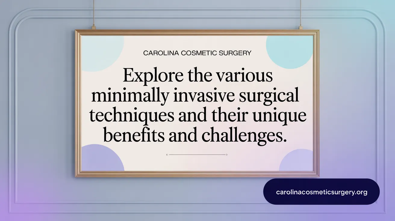 Explore the various minimally invasive surgical techniques and their unique benefits and challenges.