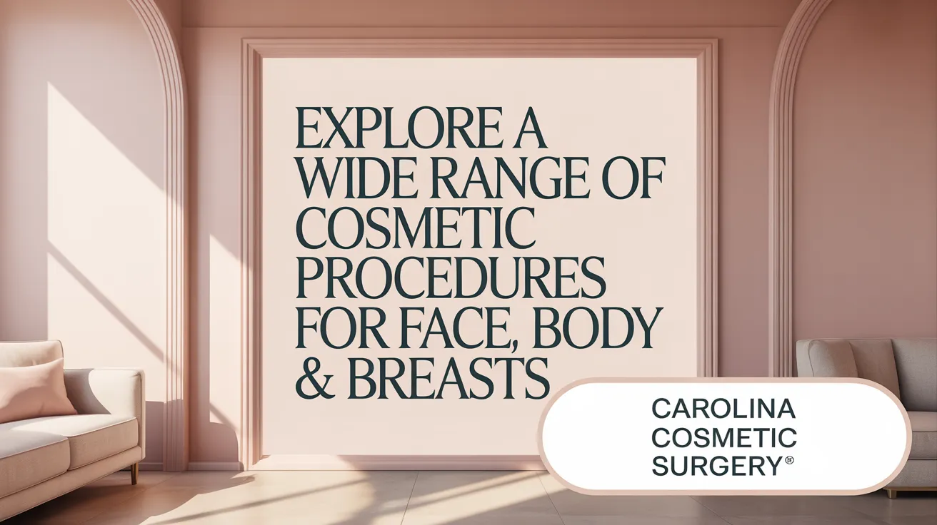Explore a Wide Range of Cosmetic Procedures for Face, Body & Breasts