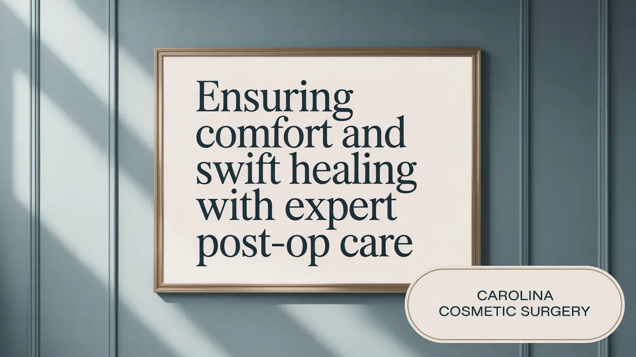 Ensuring Comfort and Swift Healing with Expert Post-Op Care