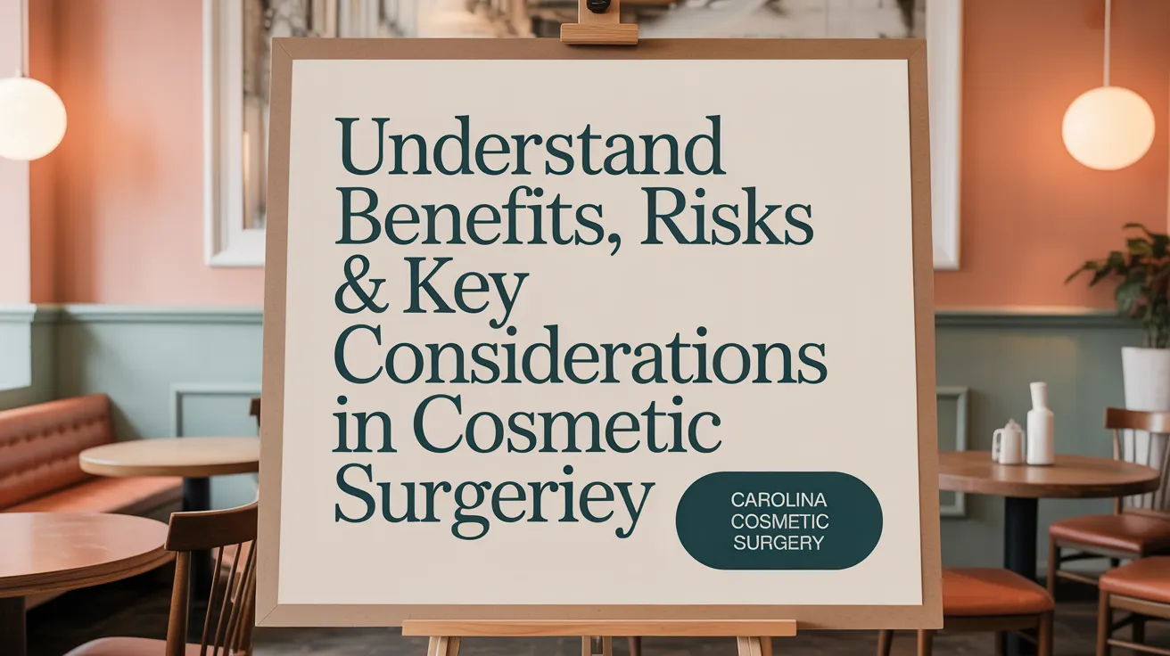 Understand Benefits, Risks & Key Considerations in Cosmetic Surgeries