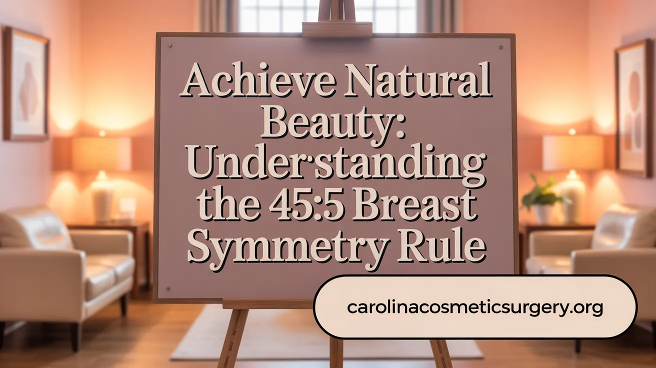 Achieve Natural Beauty: Understanding the 45:55 Breast Rule