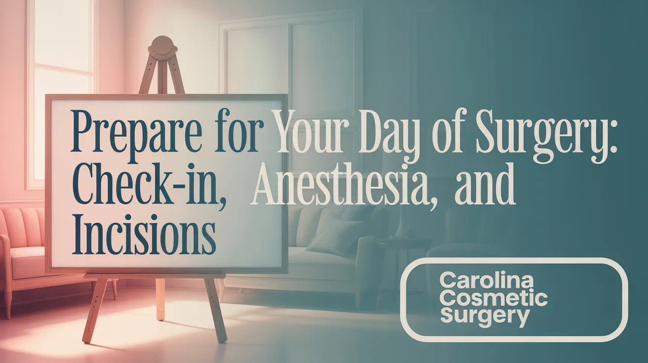 Prepare for Your Day of Surgery: Check-in, Anesthesia, and Incisions