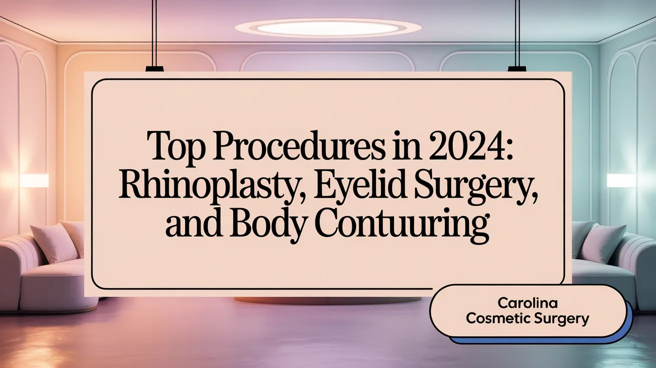 Top Procedures in 2024: Rhinoplasty, Eyelid Surgery, and Body Contouring
