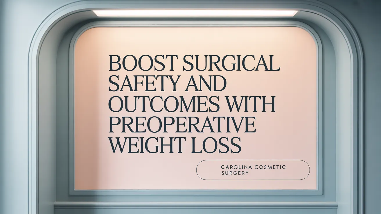 Boost Surgical Safety and Outcomes with Preoperative Weight Loss