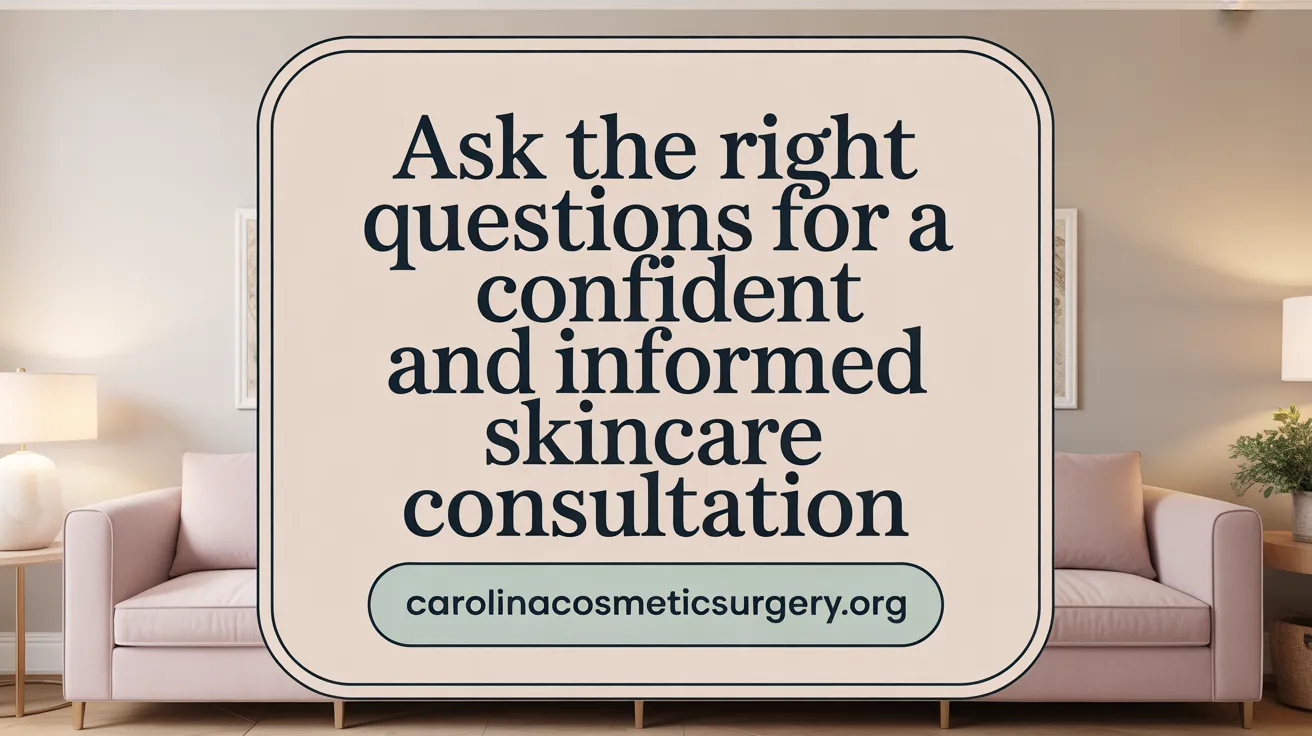 Ask the right questions for a successful cosmetic surgery consultation