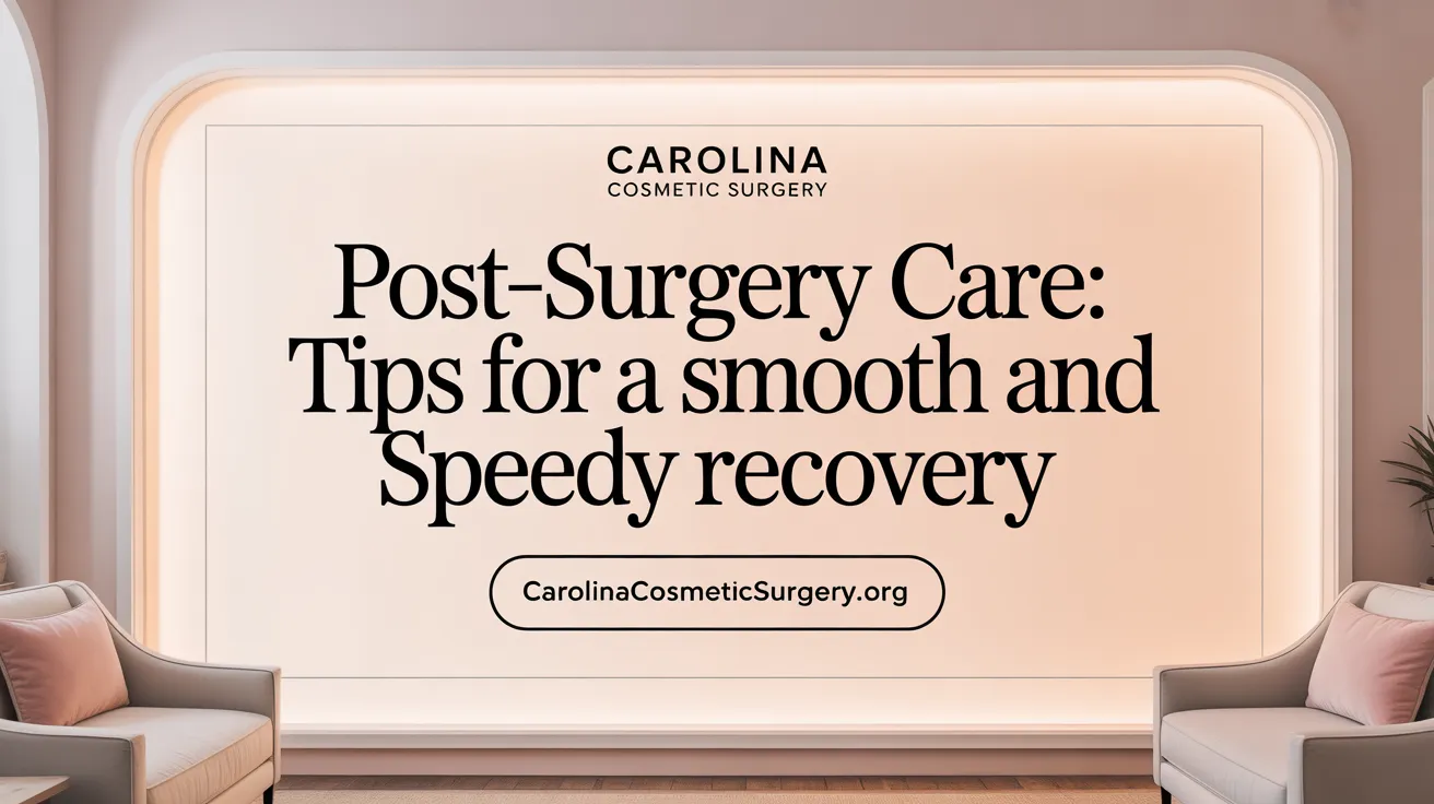Post-Surgery Care: Tips for a Smooth and Speedy Recovery