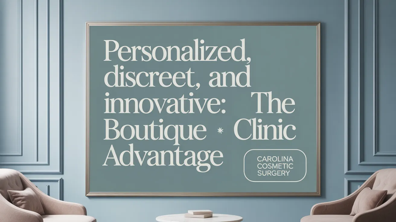 Personalized, Discreet, and Innovative: The Boutique Clinic Advantage