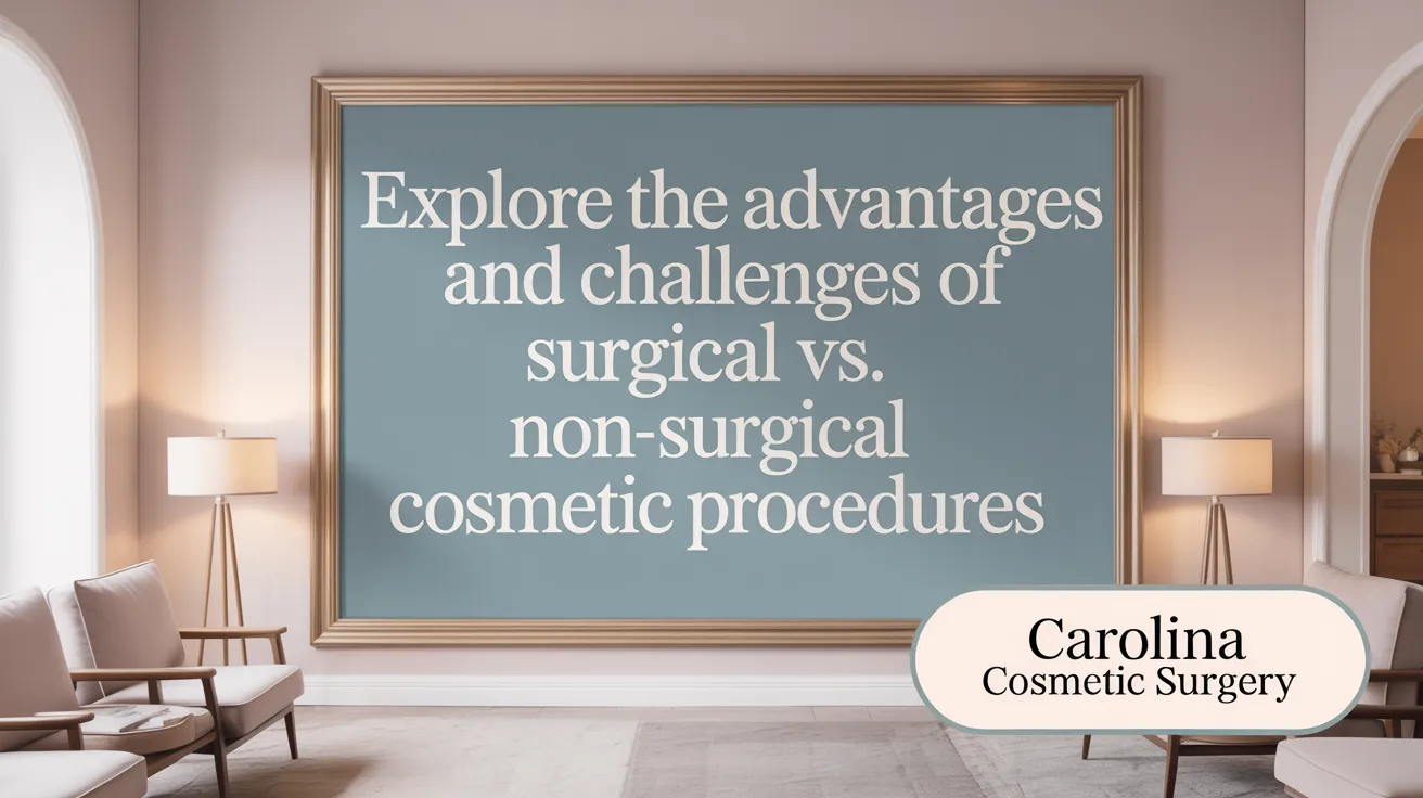 Explore the Advantages and Challenges of Surgical vs. Non-Surgical Cosmetic Procedures