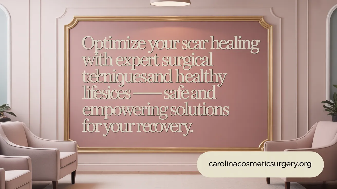 Optimize your scar healing with expert surgical techniques and healthy lifestyle choices