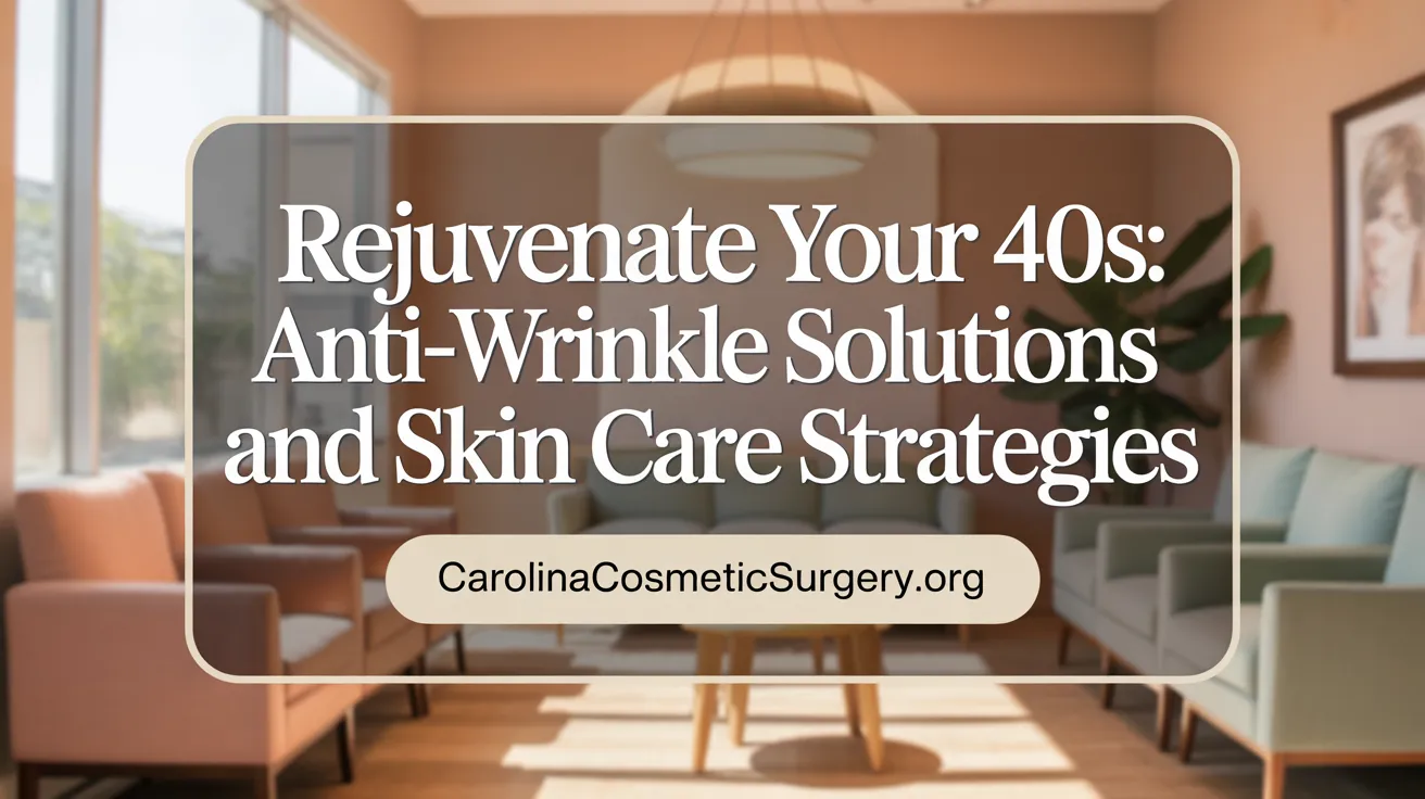 Rejuvenate Your 40s: Anti-Wrinkle Solutions and Skin Care Strategies