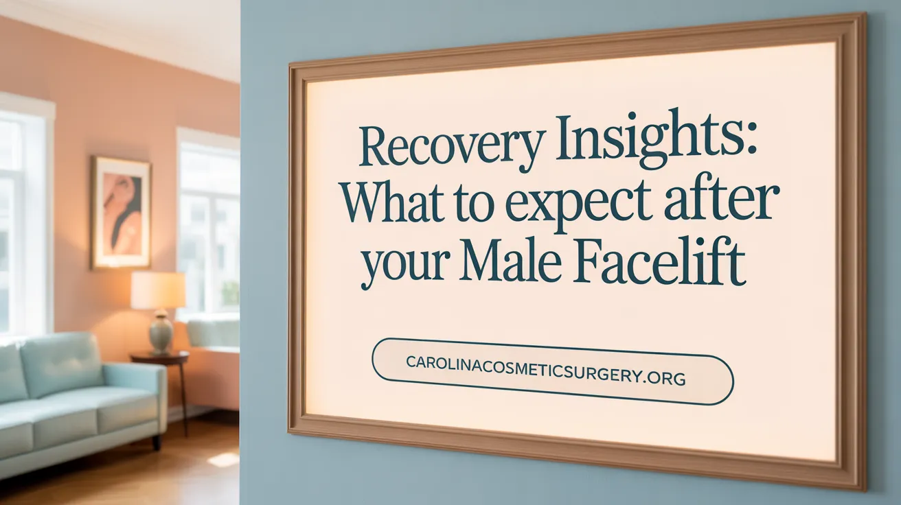 Recovery Insights: What to Expect After Your Male Facelift