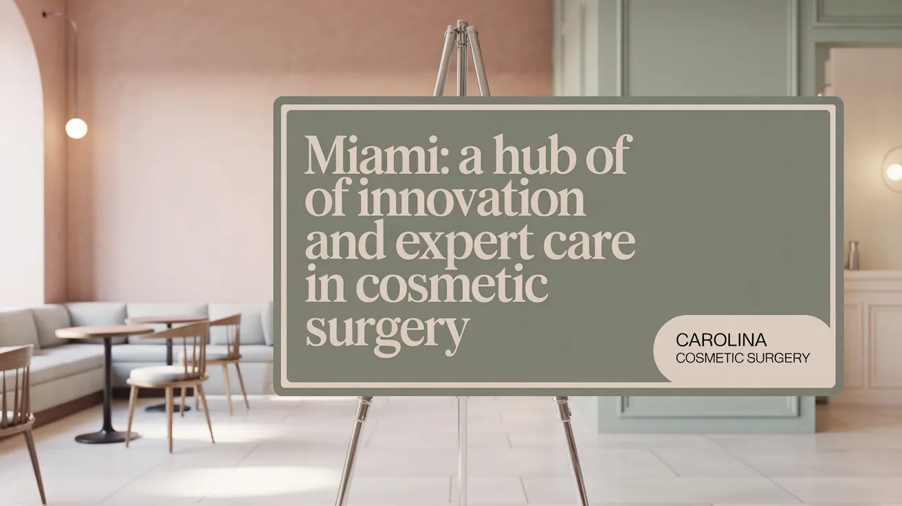 Miami: A Hub of Innovation and Expert Care in Cosmetic Surgery