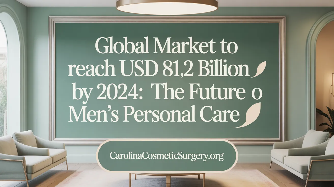 Global Market to Reach USD 81.2 Billion by 2024: The Future of Men's Aesthetics