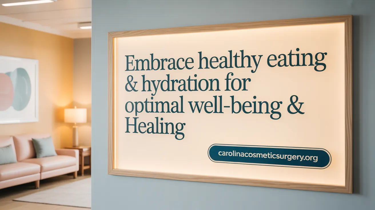 Embrace Balanced Eating & Hydration for Optimal Health & Healing