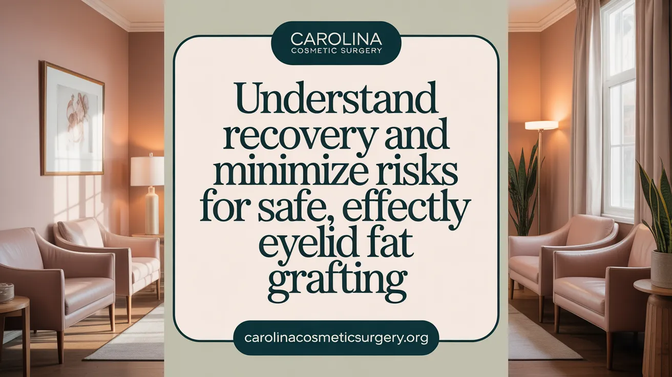 Understand Recovery and Minimize Risks for Safe, Effective Eyelid Fat Grafting