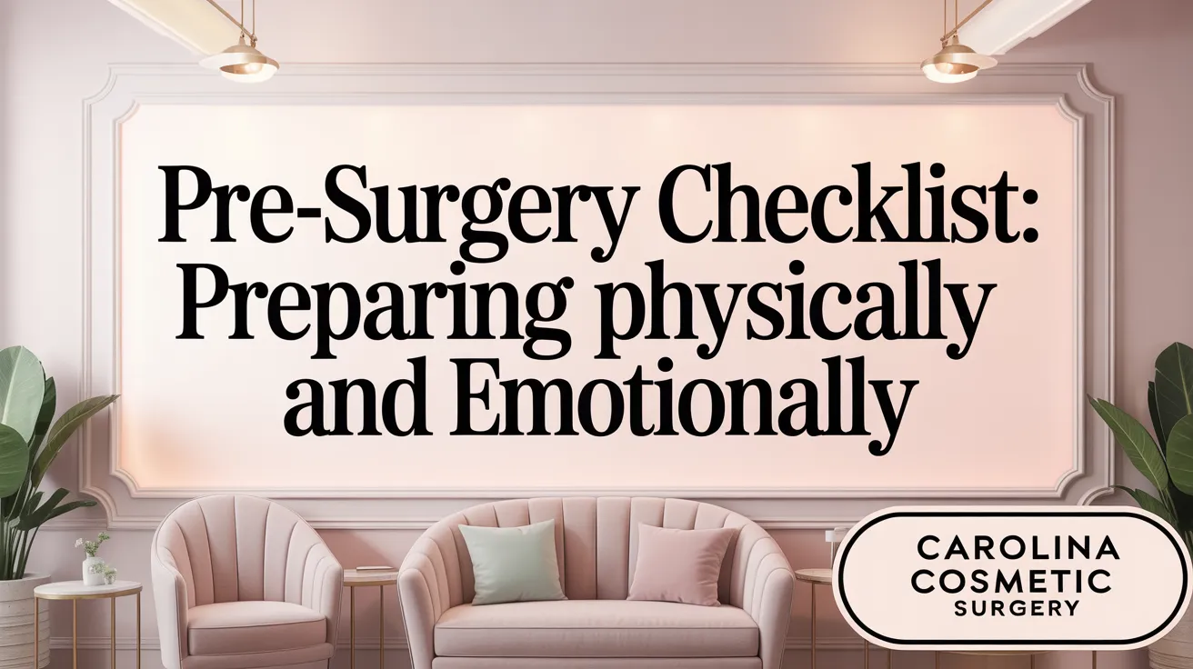 Pre-Surgery Checklist: Preparing Physically and Emotionally