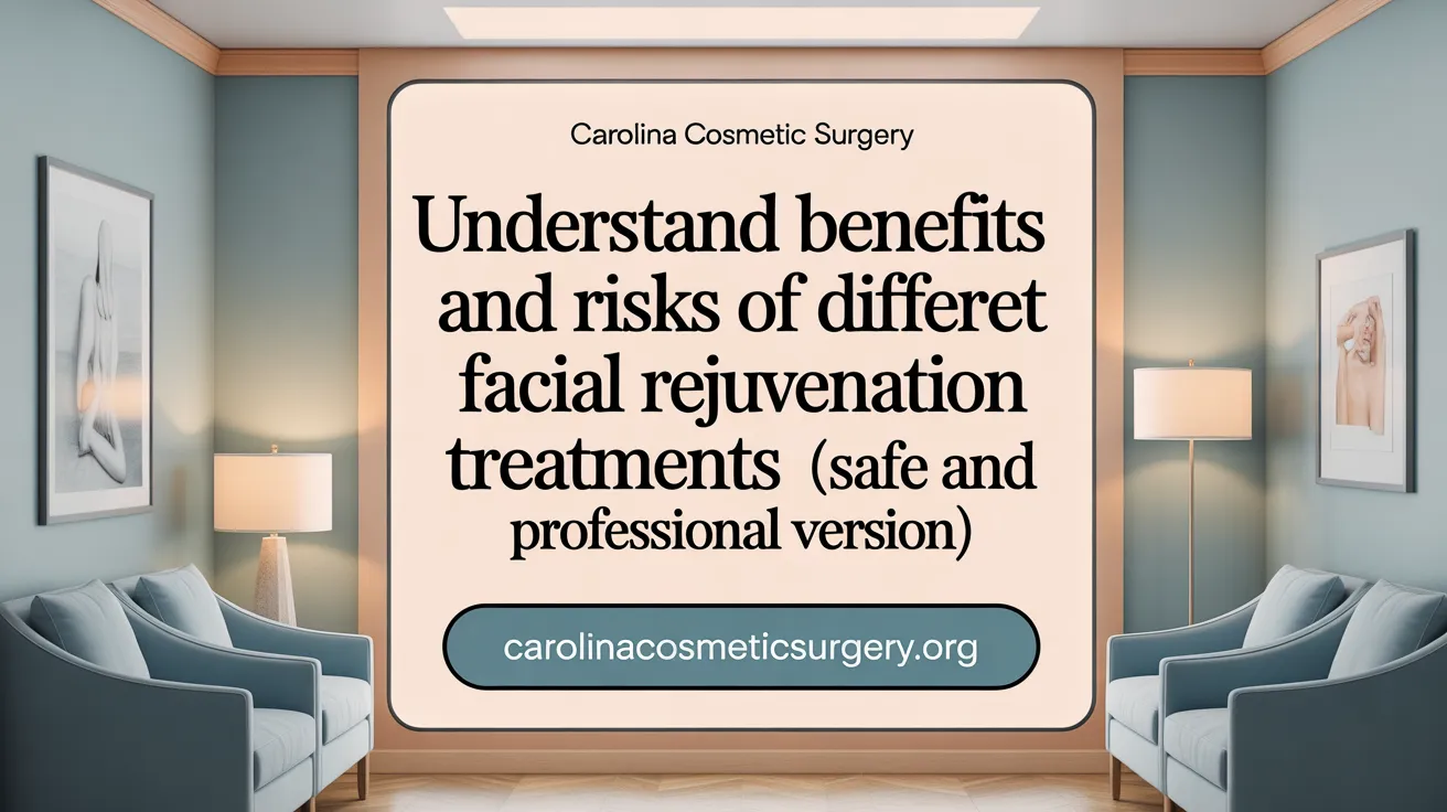 Understand Benefits and Risks of Different Facial Rejuvenation Treatments