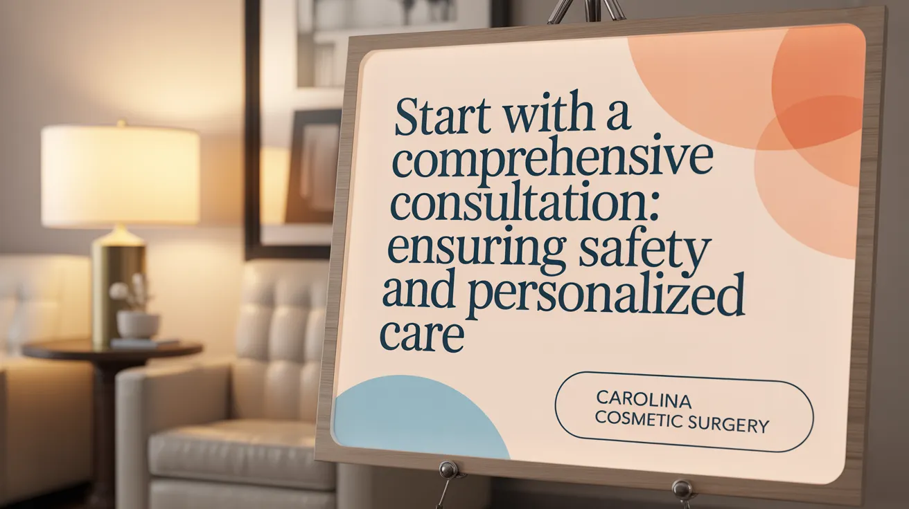 Start with a comprehensive consultation: ensuring safety and personalized care
