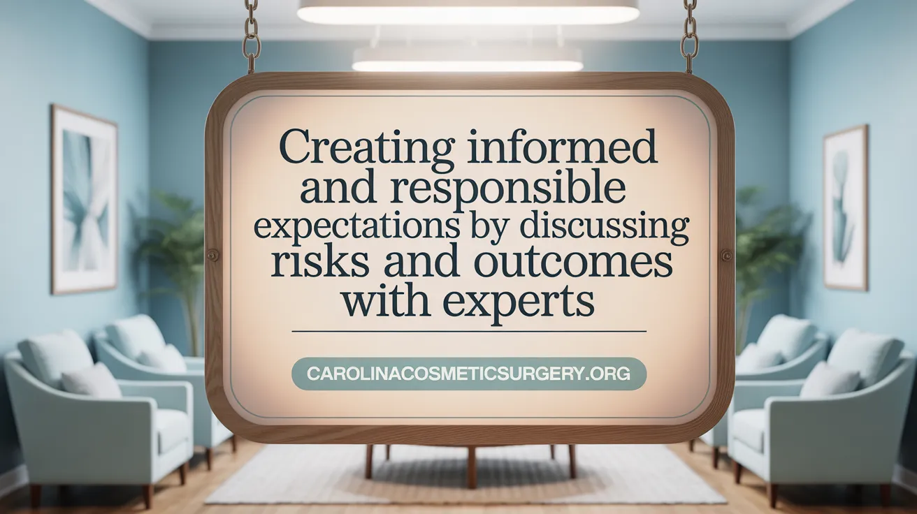 Set Realistic Expectations by Discussing Risks and Outcomes with Experts