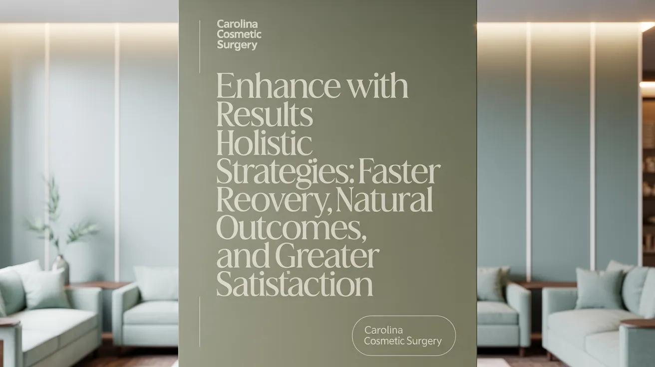 Enhance Results with Holistic Strategies: Faster Recovery, Natural Outcomes, and Greater Satisfaction
