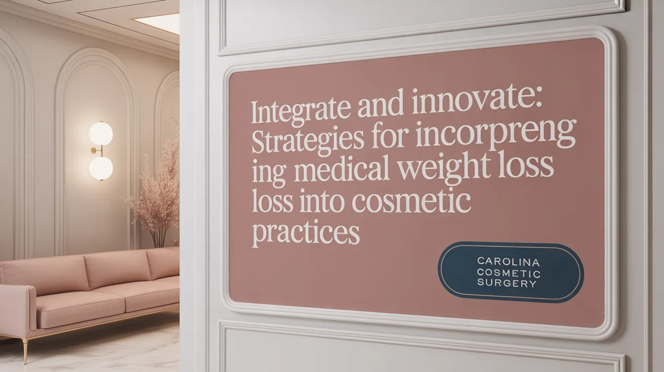 Integrate and Innovate: Strategies for Incorporating Medical Weight Loss into Cosmetic Practices