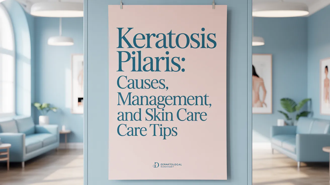 Keratosis Pilaris: Causes, Management, and Skin Care Tips
