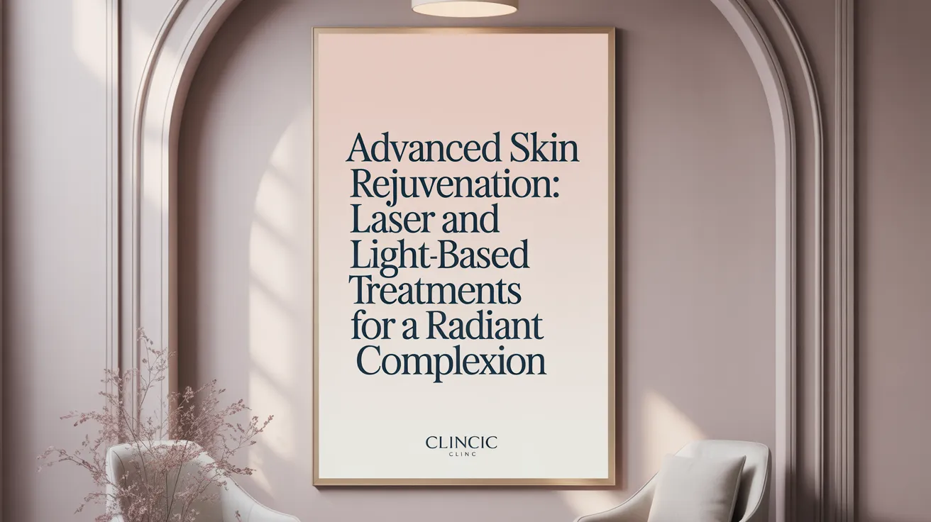 Advanced Skin Rejuvenation: Laser and Light-Based Treatments for a Radiant Complexion