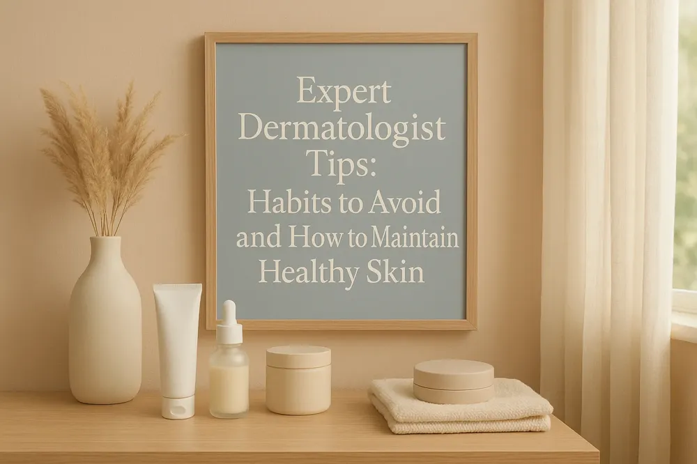 Expert Dermatologist Tips: Habits to Avoid and How to Maintain Healthy Skin