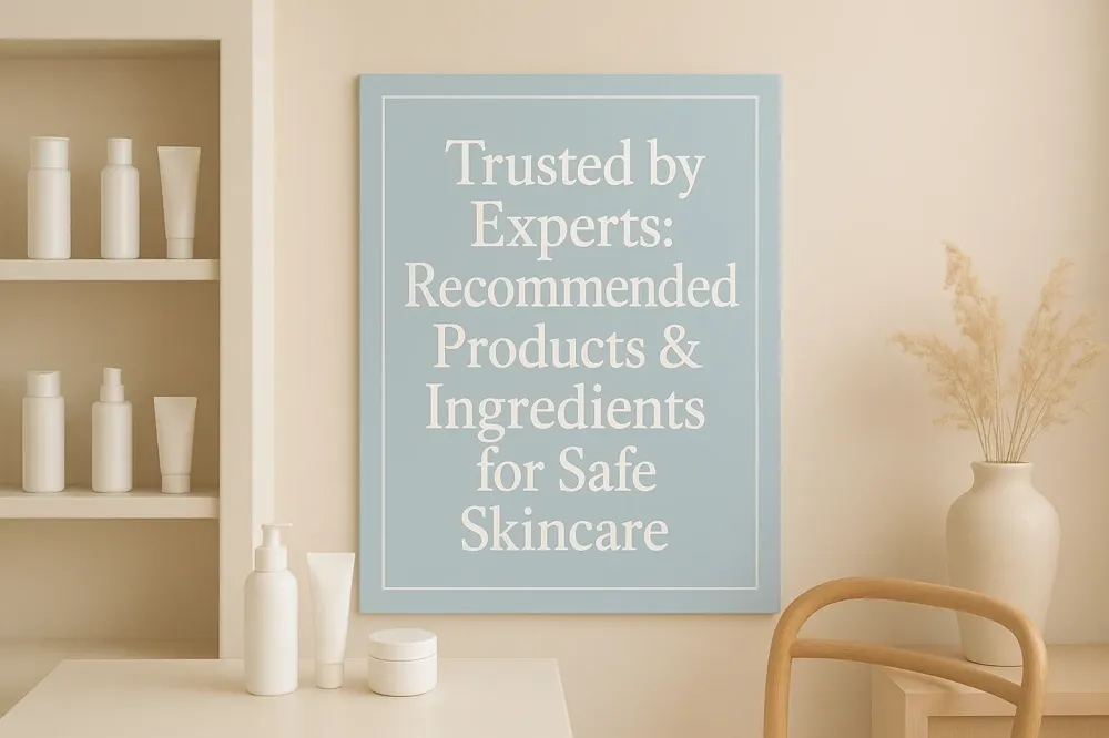 Trusted by Experts: Recommended Products & Ingredients for Safe Skincare