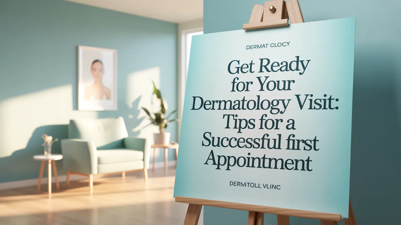 Get Ready for Your Dermatology Visit: Tips for a Successful First Appointment