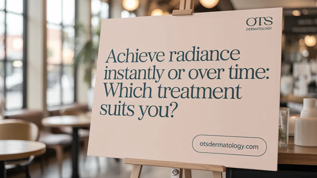 Achieve Radiance Instantly or Over Time: Which Treatment Suits You?