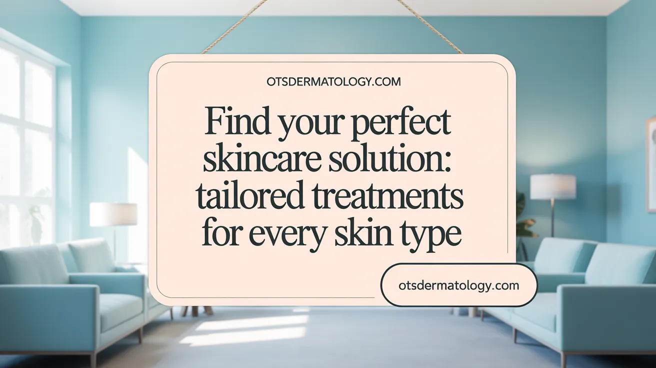 Find Your Perfect Skincare Solution: Tailored Treatments for Every Skin Type