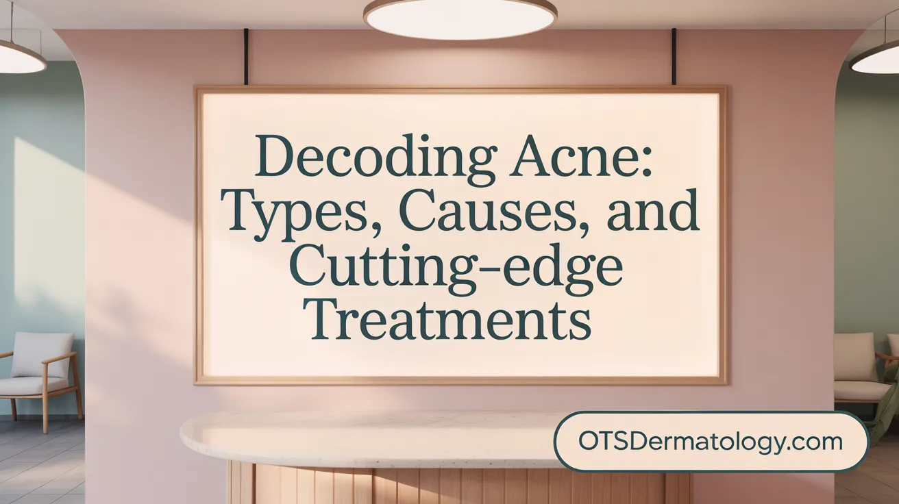 Decoding Acne: Types, Causes, and Cutting-Edge Treatments