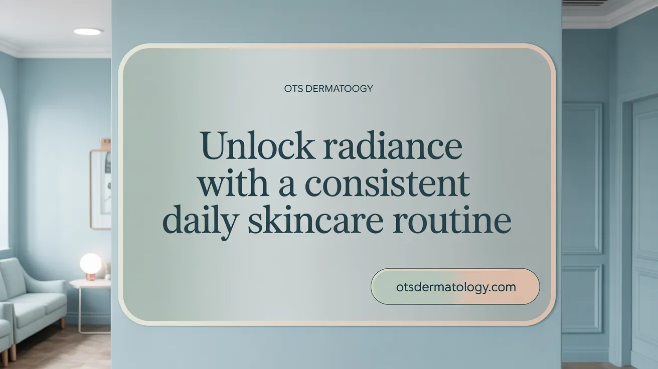 Unlock Radiance with a Consistent Daily Skincare Routine