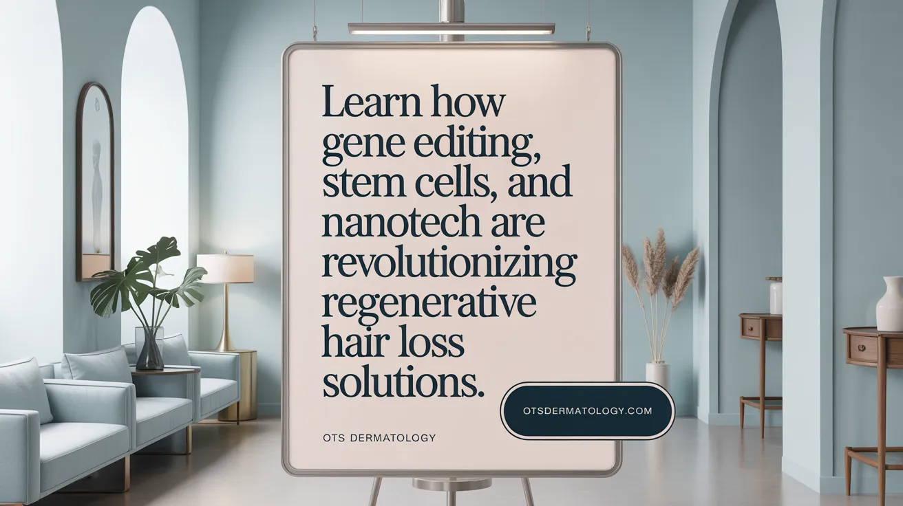Learn how gene editing, stem cells, and nanotech are revolutionizing regenerative hair loss solutions.