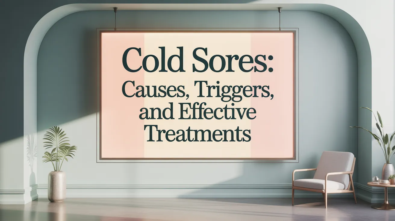 Cold Sores: Causes, Triggers, and Effective Treatments