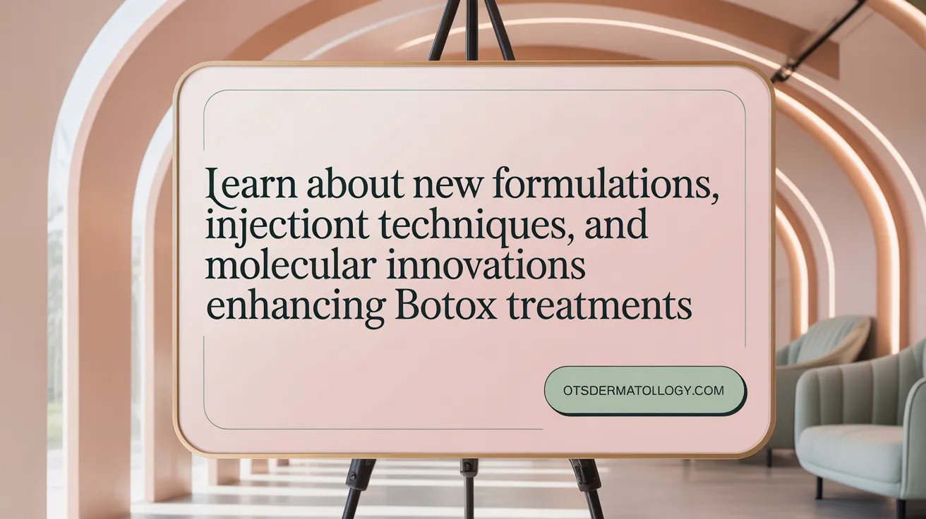 Learn about new formulations, injection techniques, and molecular innovations enhancing Botox treatments.