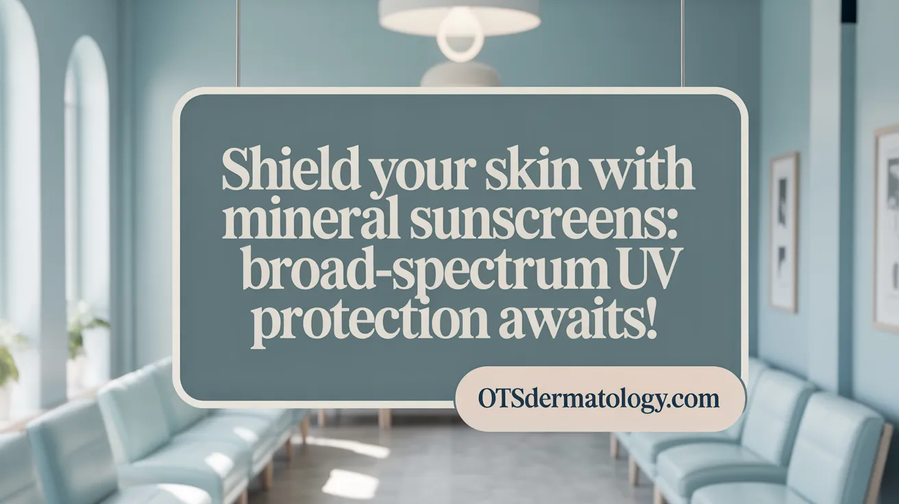 Shield Your Skin with Mineral Sunscreens: Broad-Spectrum UV Protection Awaits!
