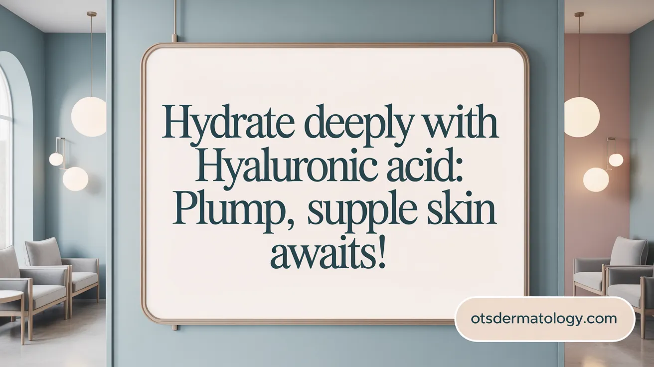 Hydrate Deeply with Hyaluronic Acid: Plump, Supple Skin Awaits!