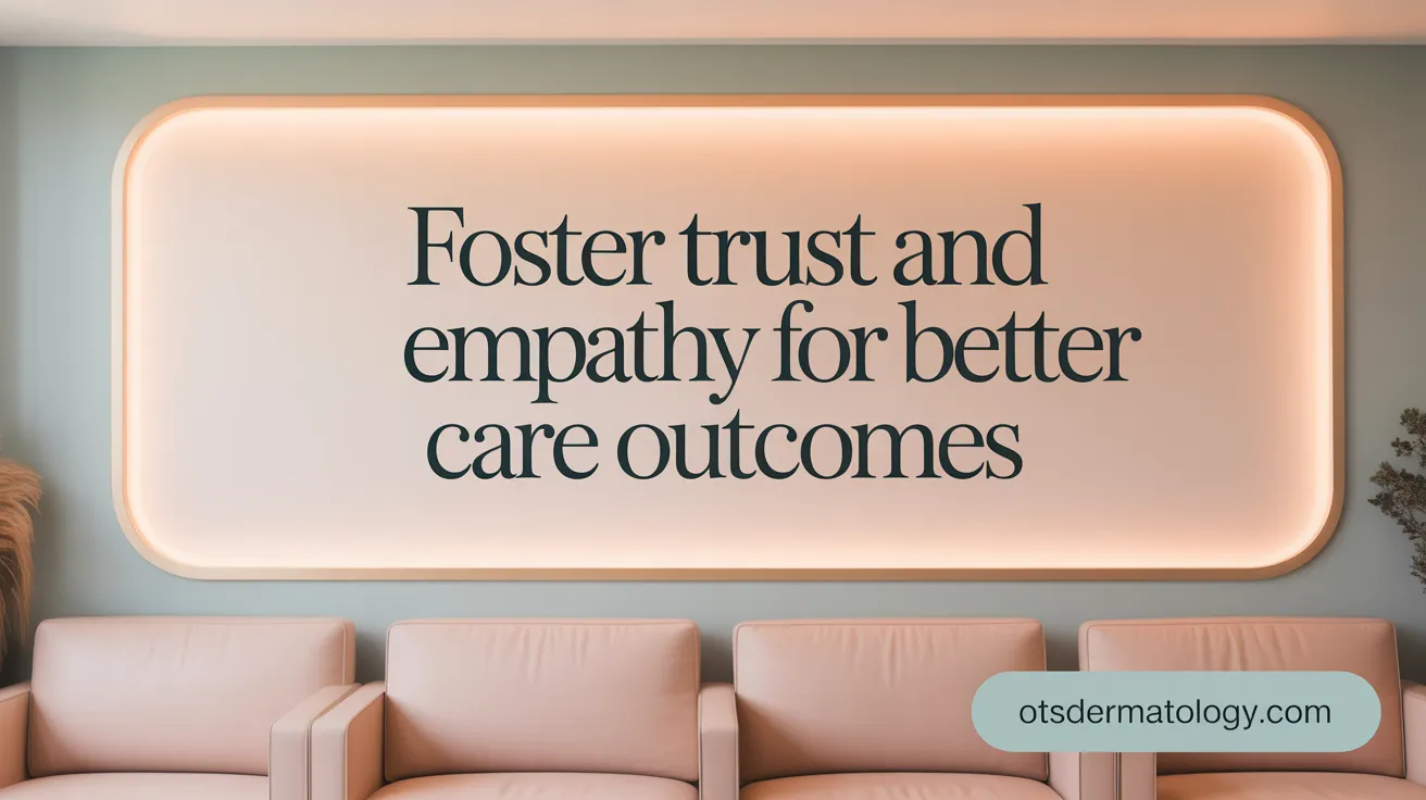 Foster Trust and Empathy for Better Skin Care Outcomes